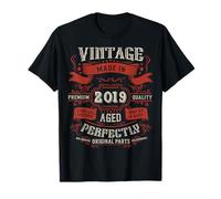 Vintage 7th Birthday Decorations Men Funny 2019 7 Birthday T-Shirt