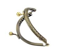 Vintage 8.5/10.5/12.5/15/20.5CM Semicircle Bead Kiss Bronze Sew Frame Bag Clasp for Purse Hardware Clutch Accessories for DIY Bag(15CM)