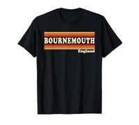 Vintage 80s Bournemouth England Retro Graphic T-Shirt
