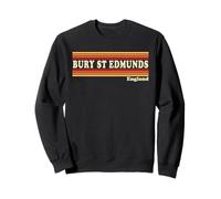 Vintage 80s Bury St Edmunds England Retro Graphic Sweatshirt