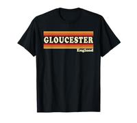 Vintage 80s Gloucester England Retro Graphic T-Shirt