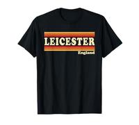 Vintage 80s Leicester England Retro Graphic T-Shirt