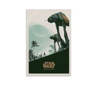 Vintage 80s Movie Rogue One Star The Wars Posters Wall Decor For Bedroom Canvas Painting Bathroom Art Wall Decor 16x24inch(40x60cm)
