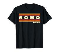 Vintage 80s Soho England Retro Graphic T-Shirt