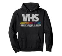 Vintage 80s Video Tape VHS The Future Is Here Pullover Hoodie