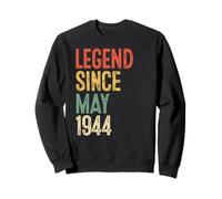 Vintage 82 Birthday Decorations Men 82yr 1944 82nd Birthday Sweatshirt