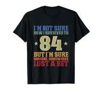 Vintage 84th Birthday Gifts For Men 84 Year Old Birthday T-Shirt