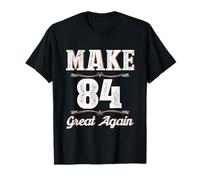 Vintage 84th Birthday Men 84 Year Old Make 84 Great Again T-Shirt