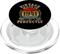 Vintage 85th Birthday Decorations Vintage 1941 85 Years Old PopSockets PopGrip for MagSafe