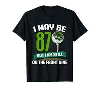 Vintage 87th Birthday Golf 87 Year Old Birthday Gifts Golfer T-Shirt