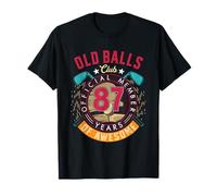Vintage 87th Birthday Old Balls Club 87 Years Of Awesome T-Shirt
