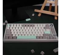 Vintage 9009 Greek/Stripe/Black Large Font Mechanical Keyboard Keycap 142 Key PBT Hot Sublimated Cherry Original Factory (Vintage Green Greek)