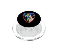 Vintage 90s Frankenstein Monster and Bride Romantic Kiss PopSockets PopGrip for MagSafe