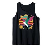 Vintage 90s Hummingbird Garden Bird Birder Retro Tank Top