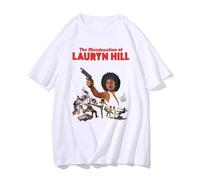 Vintage 90s Style Lauryn Hill Inspired The Miseducation of Lauryn Hill Graphic Tshirt Men Hip Hop Oversized T-Shirt White M White XL