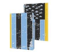 Vintage 911 Dispatcher Thin Gold Line Flag Case Compatible for ipad 2017/2018/Air1/Air2 (9.7in) Tablet Cases Stand Protective Cover with Sleep/Wake