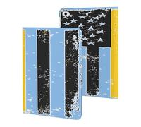 Vintage 911 Dispatcher Thin Gold Line Flag Case Compatible for ipad Mini 1/2/3/4/5 (7.9in) Tablet Cases Stand Protective Cover with Sleep/Wake