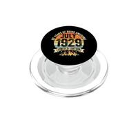 Vintage 97 Birthday Decorations Men 97yr 1929 97th Birthday PopSockets PopGrip for MagSafe