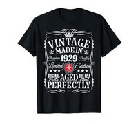 Vintage 97th Birthday Decorations Vintage 1929 97 Years Old T-Shirt