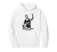 Vintage Abraham Lincoln Badass Abe Playing Guitar 250 Years Pullover Hoodie
