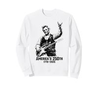 Vintage Abraham Lincoln Badass Abe Playing Guitar 250 Years Sweatshirt