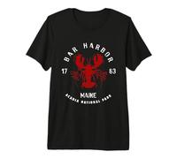 Vintage Acadia National Park Bar Harbor Maine Lobster Funny Premium T-Shirt
