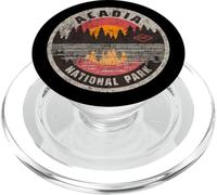 Vintage Acadia National Park Maine Camping Hiking PopSockets PopGrip for MagSafe