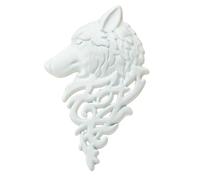 Vintage accessories, personalized and fashionable men's suit collar buckle, domineering wolf head brooch, pin collar decoration