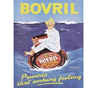 Vintage Ad Sign Bovril Prevents that Sinking Feeling sign METAL Wall Sign 6x8 inches Plaque Vintage Retro poster art picture print