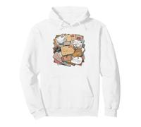 Vintage Advertising Label Collector Old Paper Goods Treasure Pullover Hoodie