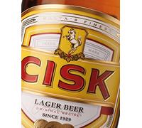 Vintage Advertising Wall Tin Plaque 20x15cm - Pub Shed Bar Man Cave Home Bedroom Office Kitchen Gift Metal Sign - Retro Yellow Cisk Malta Holiday Beer Lager Maltese inspired label Bottle