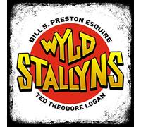 Vintage Advertising Wall Tin Plaque Large Square 20x20cm Pub Shed Bar Man Cave Home Bedroom Office Kitchen Gift Metal Sign - Retro Bill & Ted Movie Wyld Stallyns Wild Stallions inspired