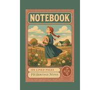 Vintage Aesthetic Notebook for Children, Lined Journal, Softcover, 6" x 9", 120 Ruled Pages: Lovely Gift for Friends and Family, Timeless, Perfect for ... Ideas, Journaling, Creative Writing, Planning