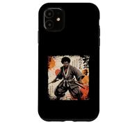 Vintage African Samurai Afro American Bushido Warrior Katana Case for iPhone 11