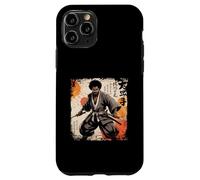 Vintage African Samurai Afro American Bushido Warrior Katana Case for iPhone 11 Pro