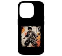Vintage African Samurai Afro American Bushido Warrior Katana Case for iPhone 14 Pro