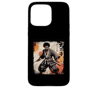 Vintage African Samurai Afro American Bushido Warrior Katana Case for iPhone 15 Pro Max