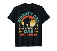 Vintage Airsoft Dad Like A Regular Dad Airsoft Father's Day T-Shirt