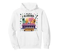 Vintage Alabama Graphic Men Women Alabama Graphic Pullover Hoodie