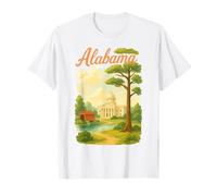 Vintage Alabama The Heart of Dixie Souvenir T-Shirt