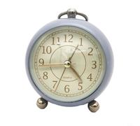 Vintage Alarm Clock,Night Light Function Soft Glow Silent Clock For Decorating Bedroom, Bathroom, Bedside Table(D)