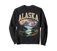 Vintage Alaska Vacation Boat Cruise Ship Cruising Alaska Sweatshirt