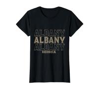 Vintage Albany Georgia Value Graphic T-Shirt, Women, Black, S