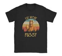 Vintage ALF Alien Said Art Gift Perfect 80s Gordon shumway eat More Pussy Alien Life Science Fiction 100% Cotton PlSize Shirt Black L