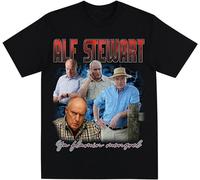 Vintage ALF Stewart - Home & Away Homage T-Shirt Funny 90s Tee Men's T-Shirts Size XL Black
