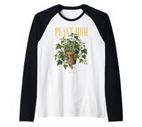 Vintage Algerian Ivy Plant Mom Nature Flora Gardener Raglan Baseball Tee