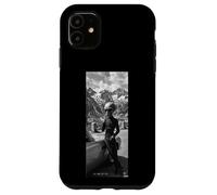 Vintage Alien Secret Agent Smoking Swiss Alps Art Case for iPhone 11