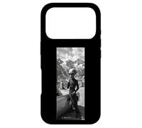 Vintage Alien Secret Agent Smoking Swiss Alps Art Case for iPhone 17 Pro