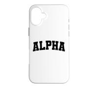 Vintage Alpha Distressed Bold Motivational Identity Case for iPhone 16 Plus