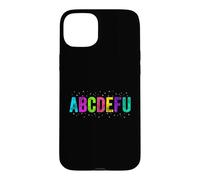 Vintage Alphabet Grunge Graphic Art Case for iPhone 15 Plus